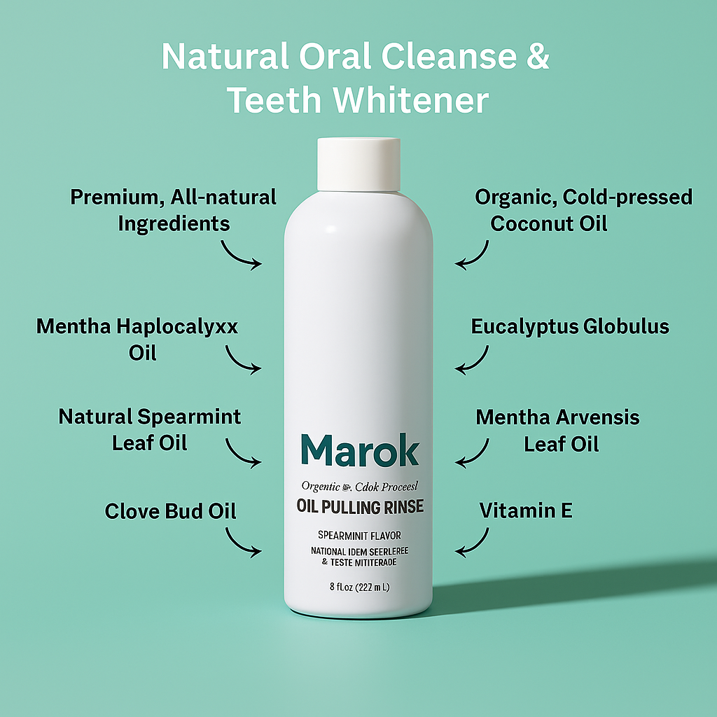 Marok Organic Oil Pulling Rinse